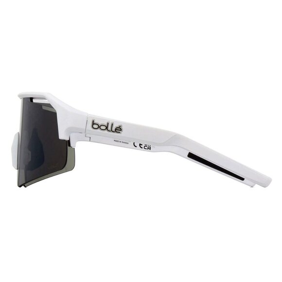 New BOLLE White Semi Rimless Shield C-Shifter BS005004 Sunglasses Women - Picture 3 of 4